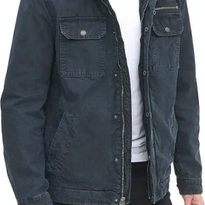 Levi's Mens Washed Cotton Military Jacket (Regular & Big & Tall Sizes)